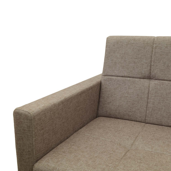 sofa HOBEL MARVEL FIX ECONOM LIGHT BROWN AFO-5 (2)