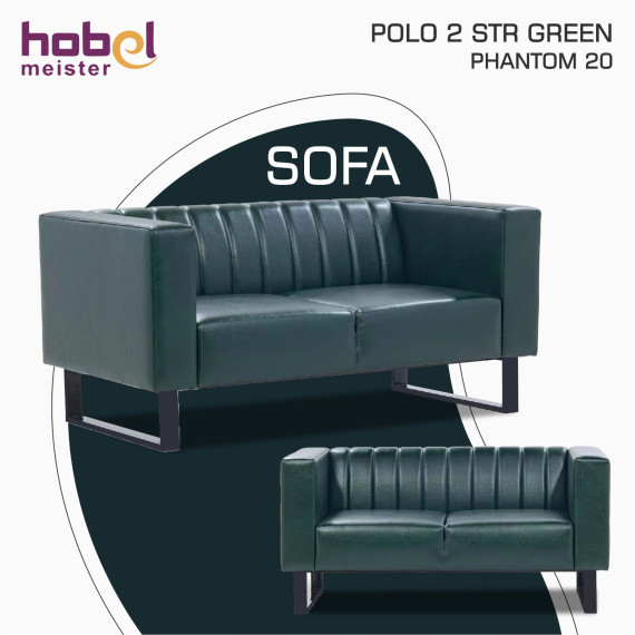 диван HOBEL POLO 2 STR GREEN PHANTOM 20 (1)