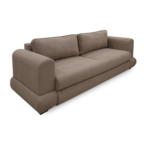 დივანი HOBEL SIDNEY PLUS 3 STR F/Z LIGHT BROWN BUKLE 5 (2)
