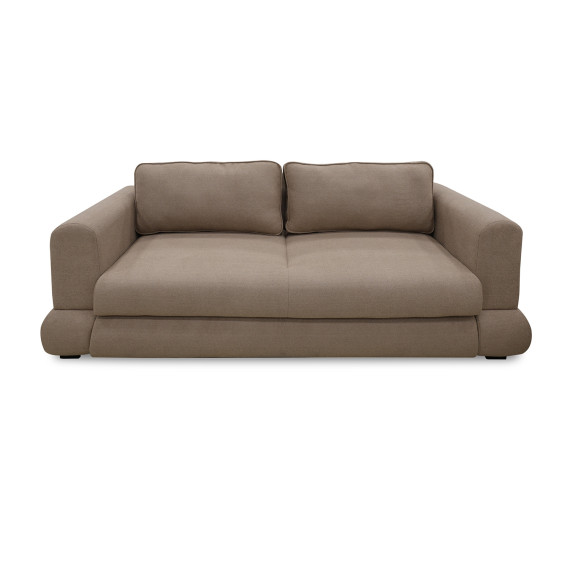 დივანი HOBEL SIDNEY PLUS 3 STR F/Z LIGHT BROWN BUKLE 5 (2)