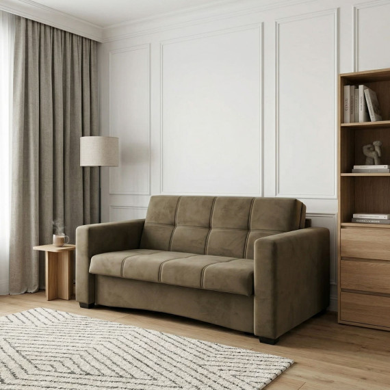 დივანი HOBEL SKY F/R BROWN LEONARDO 6 (2)