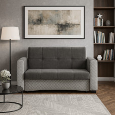 დივანი HOBEL SKY GREY MOCASSI 4005 /GREY BONCUK 19 (1)