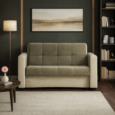 დივანი HOBEL SKY LIGHT BROWN MOCASSI 7104 /CREAM BUKLE 4 (1)