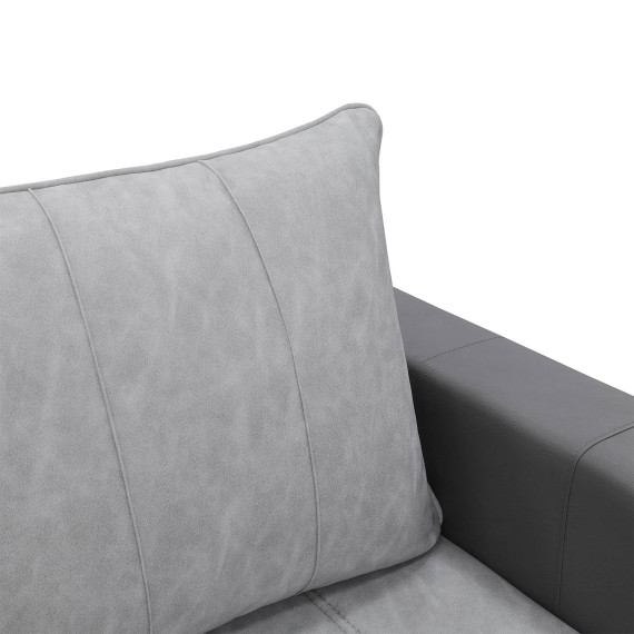 დივანი HOBEL TEO GREY V460/ LIGHT GREY KIPRUS 8 (2)