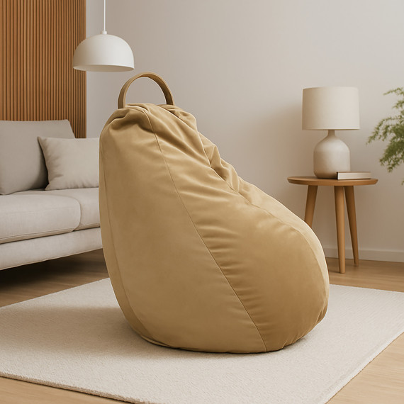 ტაბურეტი და პუფი HOBEL BRUNO L CREAM EVA 1005 (1)
