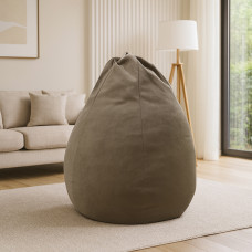 stool & pouf HOBEL BRUNO L DARK CREAM MELO 7 (1)