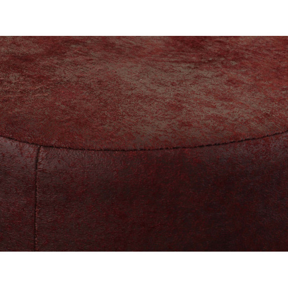 табурет и пуф VEGA CIRCLE LEATHER. R40 COMBY (1)