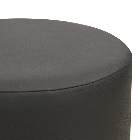 табурет и пуф VEGA CIRCLE LEATHER. R40 COMBY (1)