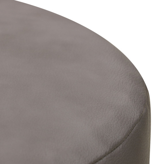 табурет и пуф VEGA CIRCLE LEATHER. R40 COMBY (1)