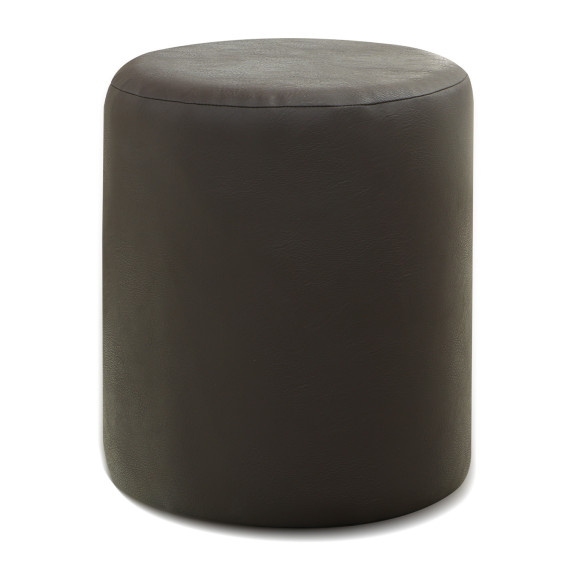 табурет и пуф VEGA CIRCLE LEATHER. R40 COMBY (1)
