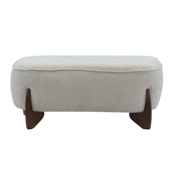 სავარძელი HOBEL DANIA POUFIK CREAM BONCUK 4/ BROWN BEATTO 1012 (1)