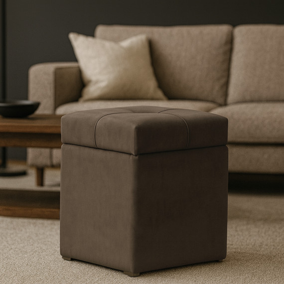 ტაბურეტი და პუფი HOBEL JAZ LIGHT BROWN VIVALDI 22 (1)