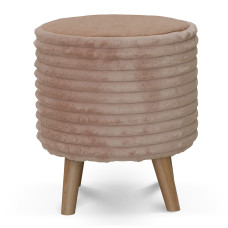 табурет и пуф HOBEL SONYA ROUND MEGA OLDROSE/PINK MELO 12 (1)