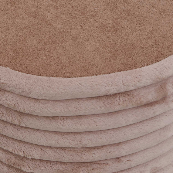 ტაბურეტი და პუფი HOBEL SONYA ROUND MEGA OLDROSE/PINK MELO 12 (1)