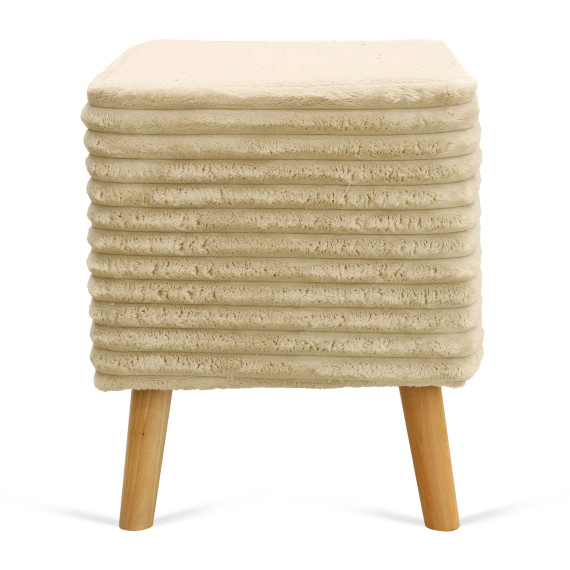 табурет и пуф HOBEL SONYA SQUARE MEGA BEACH/CREAM BUK 4 (1)