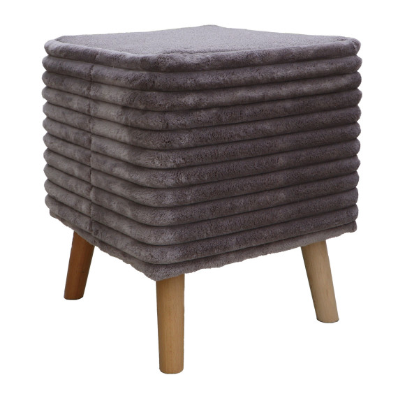 табурет и пуф HOBEL SONYA SQUARE MEGA TAUPE/GREY BUK 7 (1)
