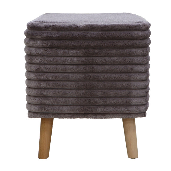 табурет и пуф HOBEL SONYA SQUARE MEGA TAUPE/GREY BUK 7 (1)