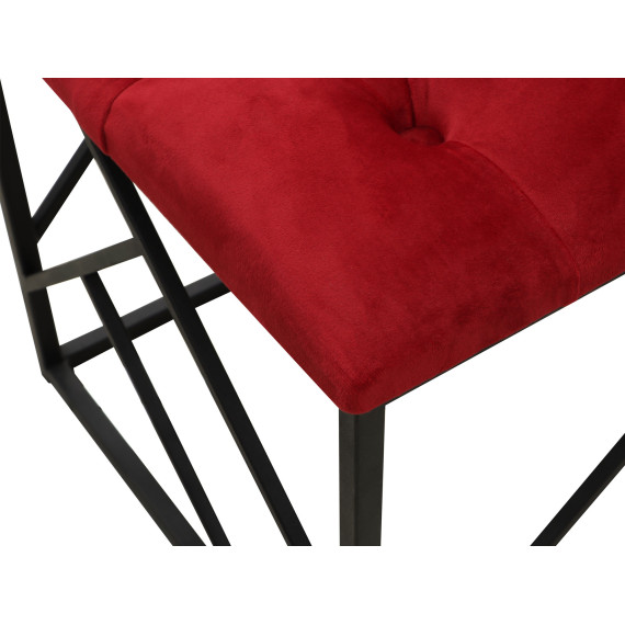 табурет и пуф HOBEL TWIST METAL BLACK LSL/40x80X35 FACE 18 (1)