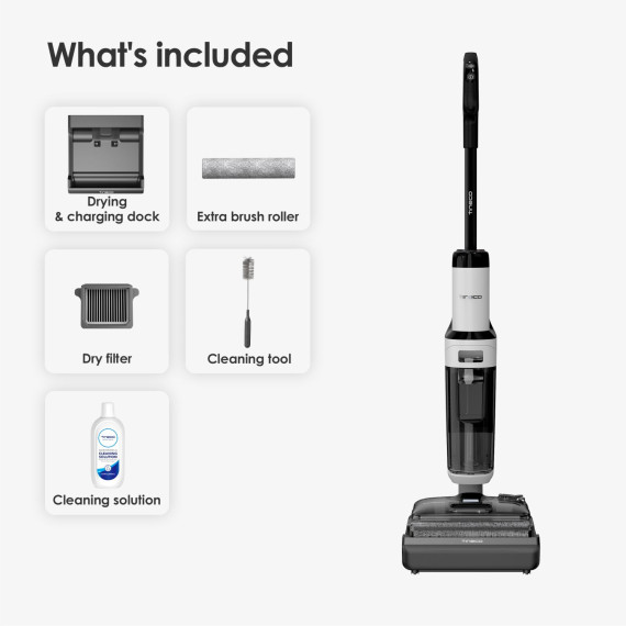 vacuum cleaner wireless TINECO FLOOR ONE S6 STRETCH PRO WHITE
