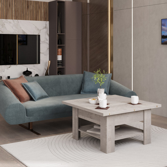 стол-трансформер HOBEL 90X90X180 K355 (1)