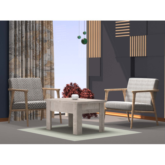 ტრანსფორმერი მაგიდა HOBEL E-60X90X120 ECONOM K355 (1)