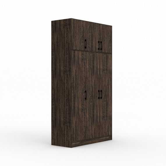 ტანსაცმლის კარადა HOBEL E-135X250 UZ-819 BLACK 7648 (7)