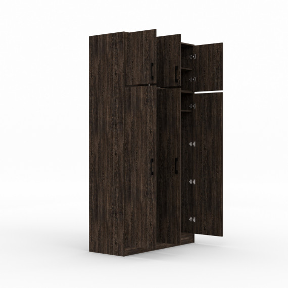 ტანსაცმლის კარადა HOBEL E-135X250 UZ-819 BLACK 7648 (7)