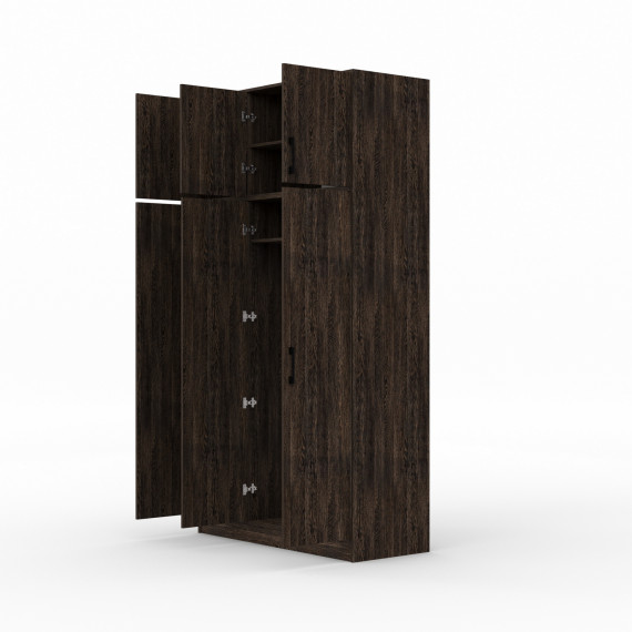 ტანსაცმლის კარადა HOBEL E-135X250 UZ-819 BLACK 7648 (7)