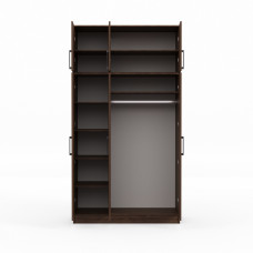 ტანსაცმლის კარადა HOBEL E-135X250 UZ-819 BLACK K090 (7)