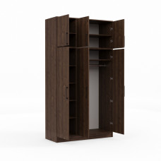 ტანსაცმლის კარადა HOBEL E-135X250 UZ-819 BLACK K090 (7)