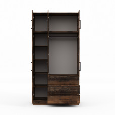 ტანსაცმლის კარადა HOBEL EX-B36 UZ-819 BLACK BS580 (7)