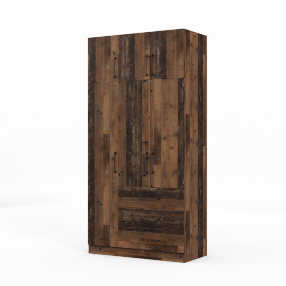 ტანსაცმლის კარადა HOBEL EX-B36 UZ-819 BLACK BS580 (7)