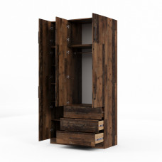 ტანსაცმლის კარადა HOBEL EX-B36 UZ-819 BLACK BS580 (7)