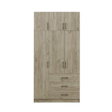 ტანსაცმლის კარადა HOBEL EX-B36 UZ-819 BLACK K002 (7)