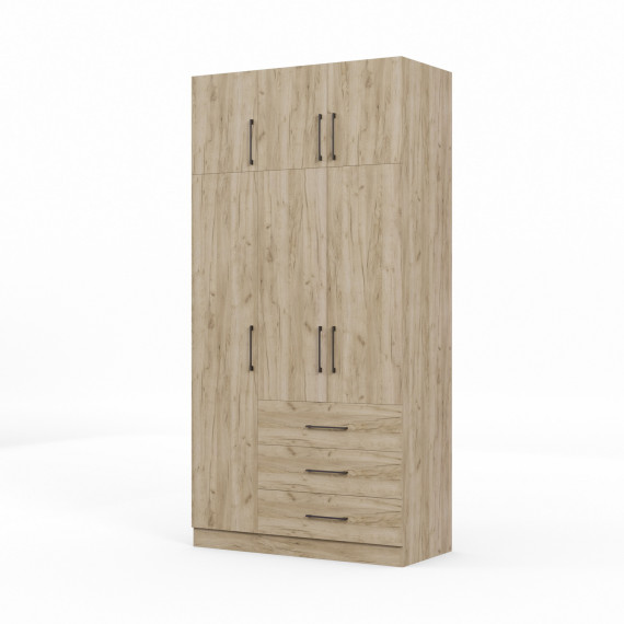 ტანსაცმლის კარადა HOBEL EX-B36 UZ-819 BLACK K002 (7)