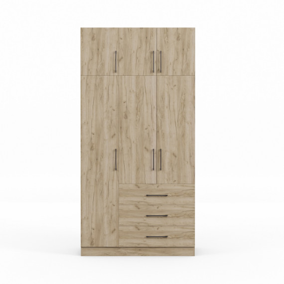 ტანსაცმლის კარადა HOBEL EX-B36 UZ-819 BLACK K002 (7)