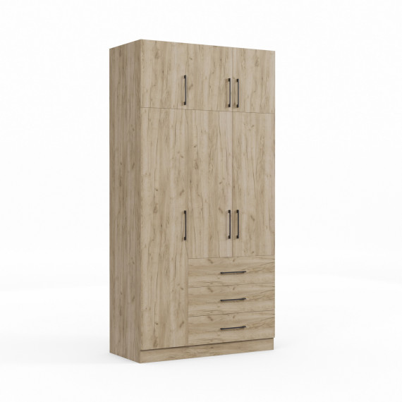 ტანსაცმლის კარადა HOBEL EX-B36 UZ-819 BLACK K002 (7)