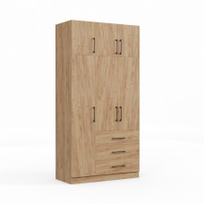 ტანსაცმლის კარადა HOBEL EX-B36 UZ-819 BLACK K003 (7)