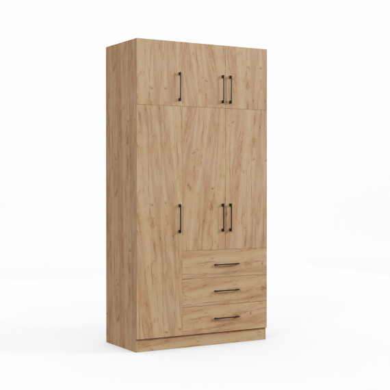 ტანსაცმლის კარადა HOBEL EX-B36 UZ-819 BLACK K003 (7)