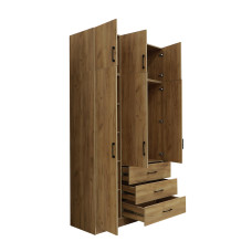 ტანსაცმლის კარადა HOBEL EX-B36 UZ-819 BLACK K003 (7)