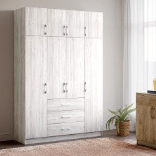 платяной шкаф HOBEL EX-B37 CL/01 (WH) ORMA 144 (7)