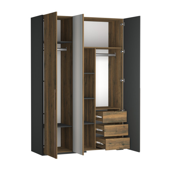 платяной шкаф HOBEL EX-C100 B ORMA 215/ORMA 075/0164 (6)
