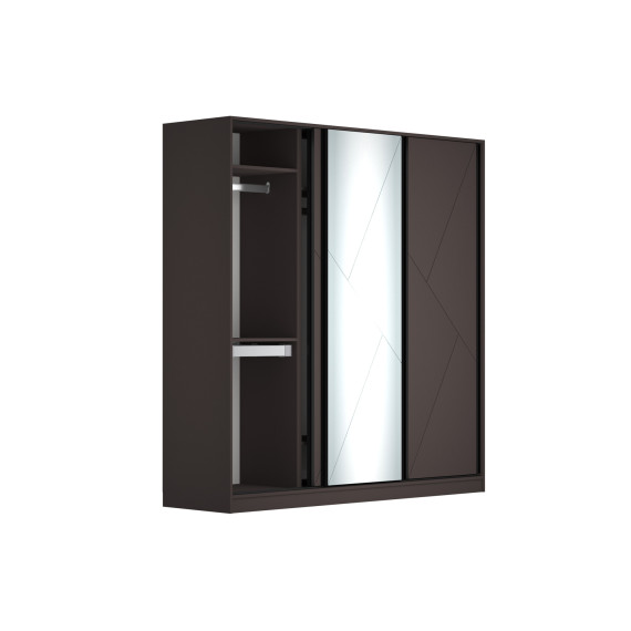 платяной шкаф HOBEL EX-D91 7184 (BK) (7)