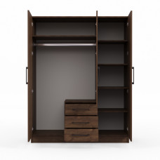 ტანსაცმლის კარადა HOBEL X127 UZ-819 BLACK K090 (6)