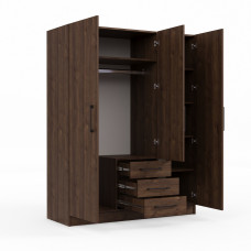 ტანსაცმლის კარადა HOBEL X127 UZ-819 BLACK K090 (6)