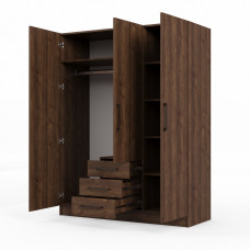 ტანსაცმლის კარადა HOBEL X127 UZ-819 BLACK K090 (6)