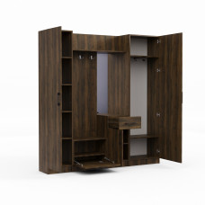 гарнитур для прихожей HOBEL X128 UZ-819 BLACK ORMA 215 (7)