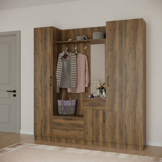 შემოსასვლელის გარნიტური HOBEL X128 UZ-819 BLACK ORMA 215 (7)