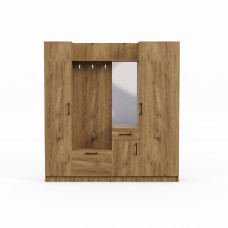 гарнитур для прихожей HOBEL X128 UZ-819 BLACK ORMA 222 (7)