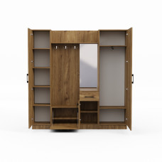 гарнитур для прихожей HOBEL X128 UZ-819 BLACK ORMA 222 (7)